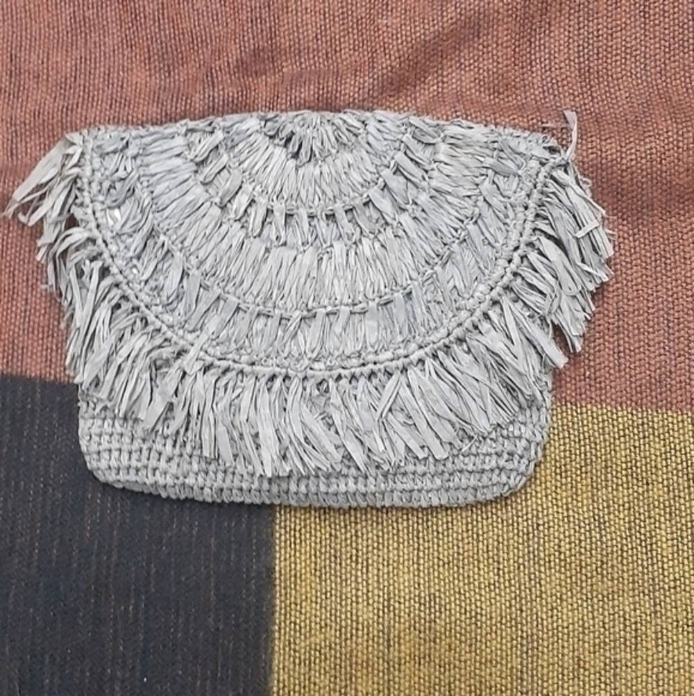 Straw Clutch Bag - Picture 1 of 3
